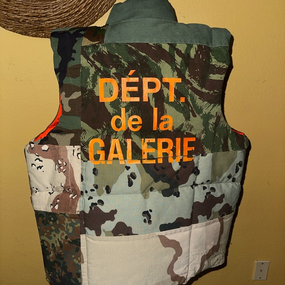 Gallery Dept. Camo Patchwork Vest